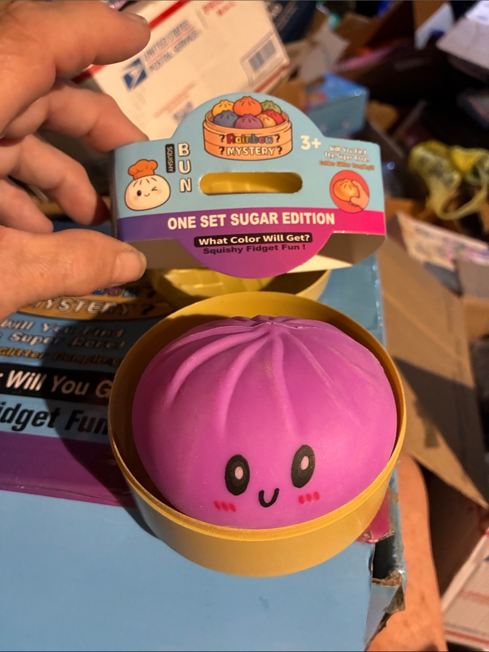 Squishy Fidget Toy - Purple Sugar Edition